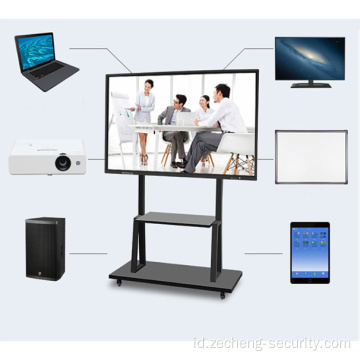 65 Inch Papan Tulis Digital Layar Sentuh Potable